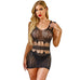 Shiying Lingerie European And American Stitching Mesh Sexy Sleepwear